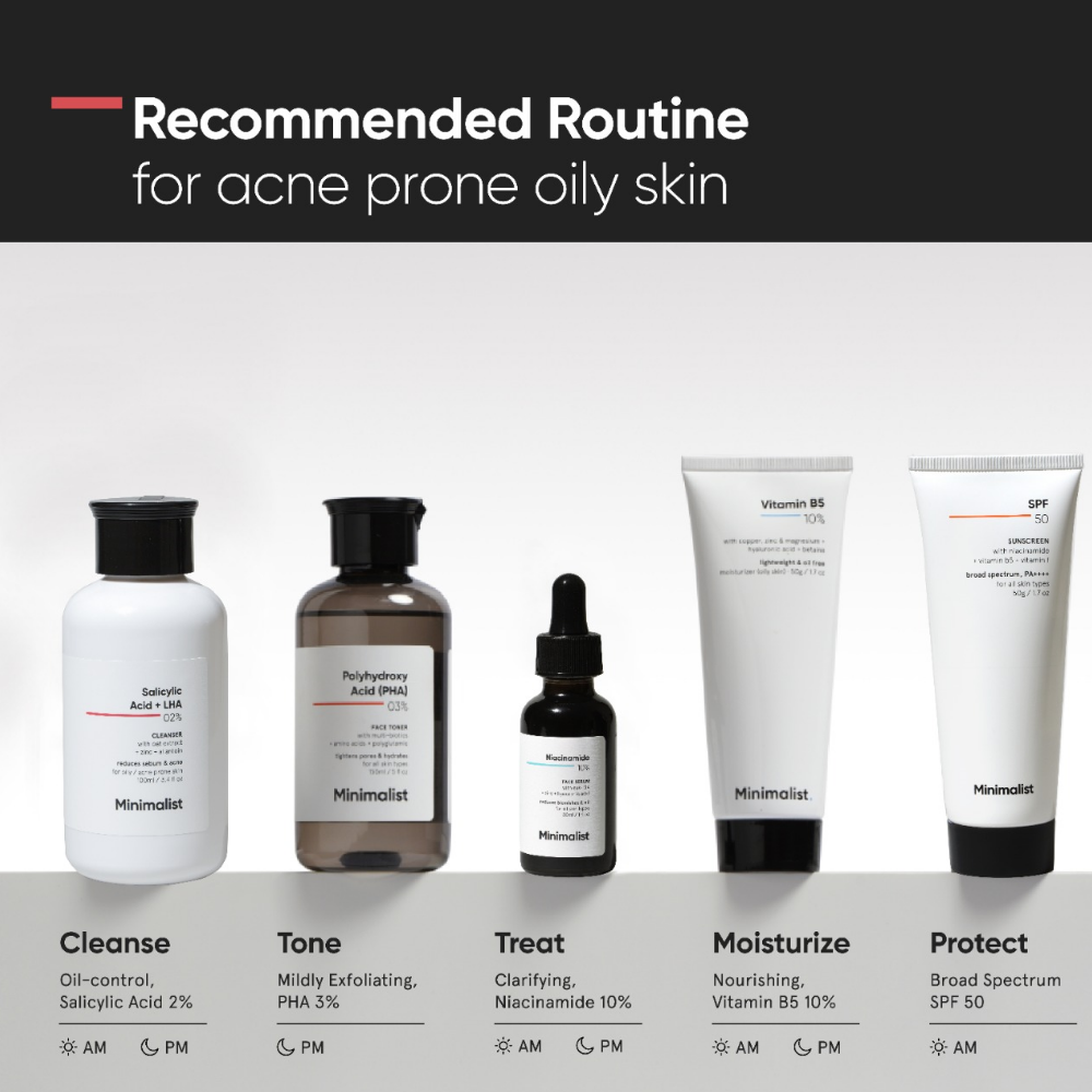 Minimalist Salicylic + LHA 02% Face Cleanser 100ml