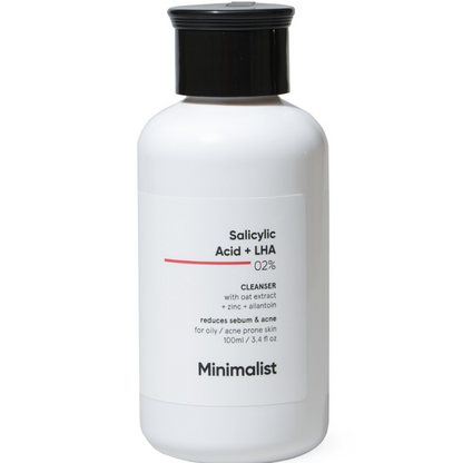 Minimalist Salicylic + LHA 02% Face Cleanser 100ml