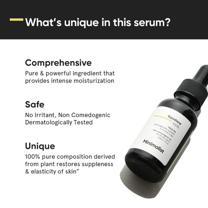 Minimalist Squalane 100% Face Oil 30ml