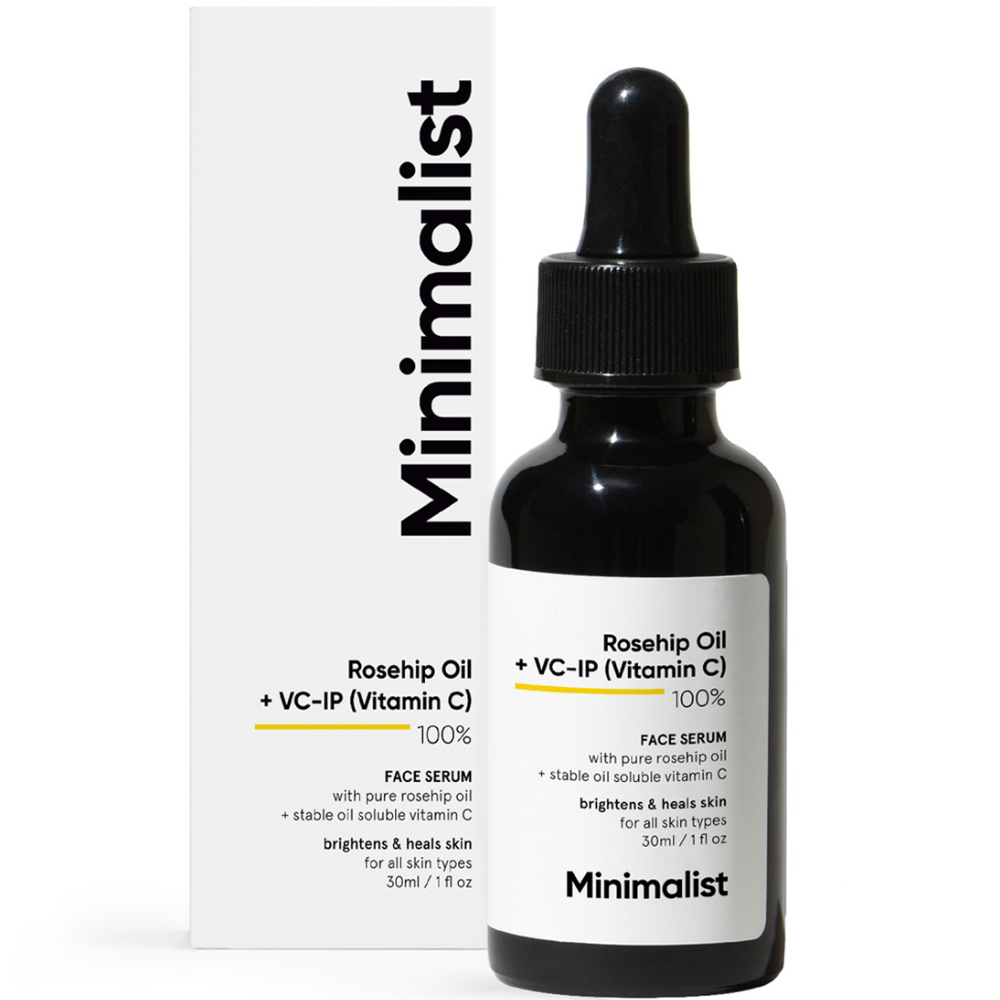 Minimalist Rosehip Oil & Vitamin C 100% Face Serum 30ml
