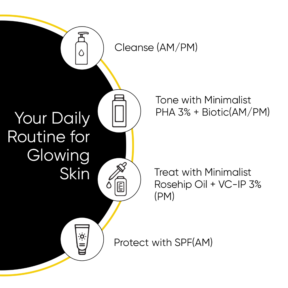 Minimalist Rosehip Oil & Vitamin C 100% Face Serum 30ml