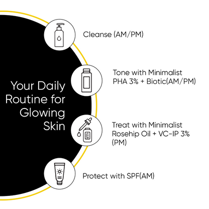 Minimalist Rosehip Oil & Vitamin C 100% Face Serum 30ml