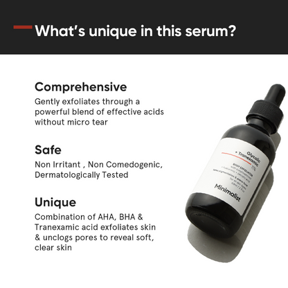 Minimalist Glycolic + Tranexamic 11% Body Exfoliator 60ml