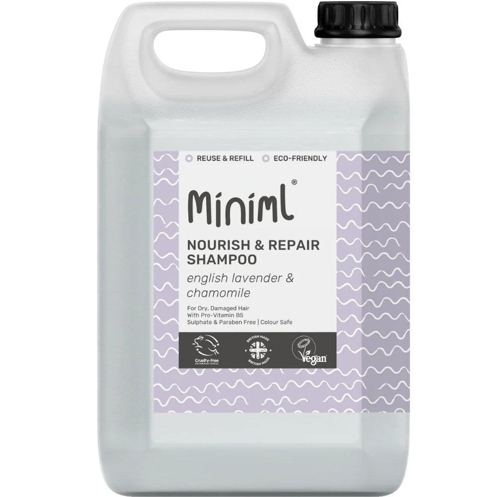 Miniml Eco Friendly Nourish & Repair Lavender & Chamomile Shampoo & Conditioner Twin 2 x 5000ml