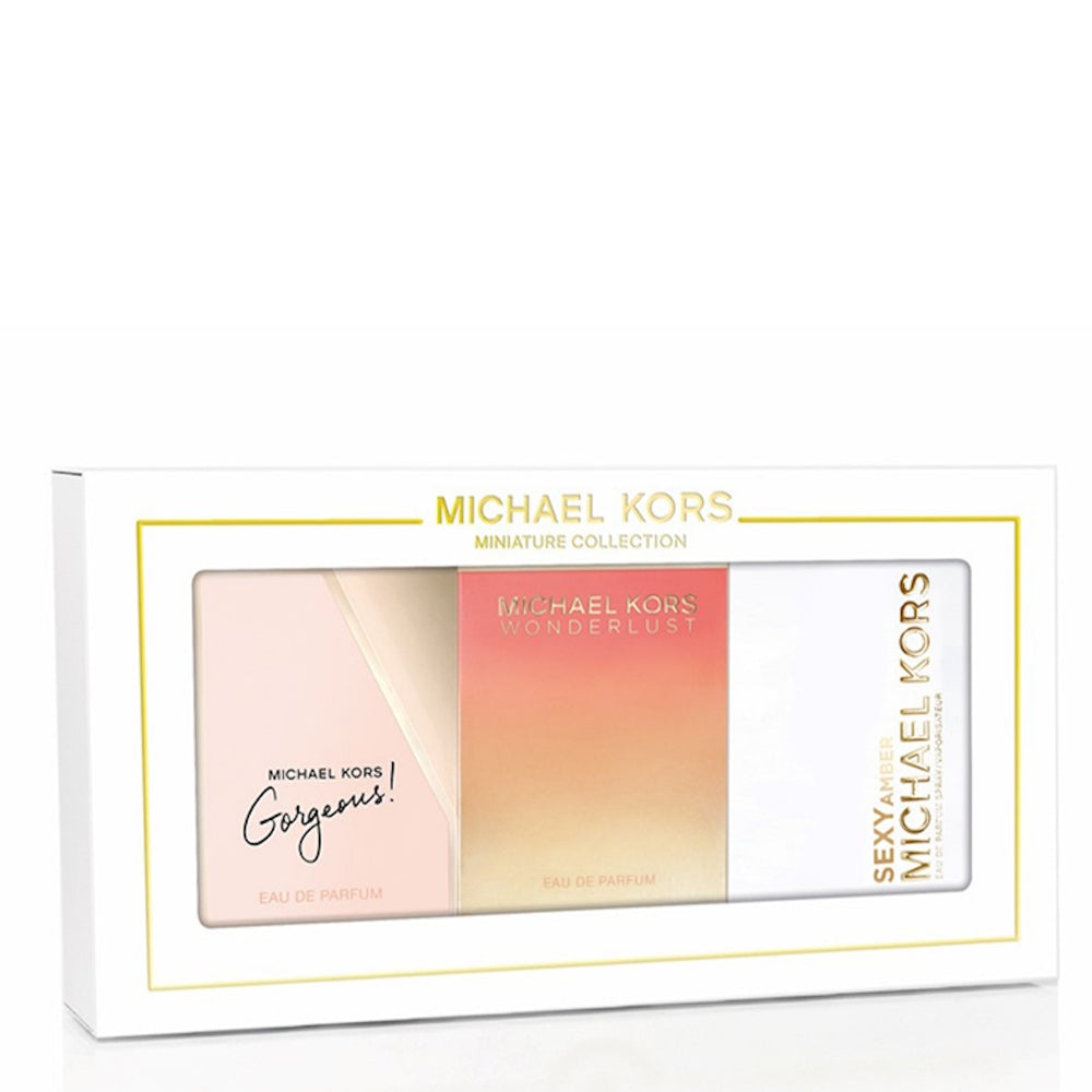 Michael Kors 3 Piece Miniature Fragrance Gift Set 3 x 5ml