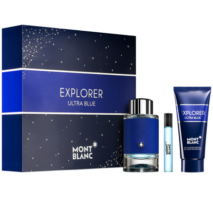 Montblanc Explorer Ultra Blue Eau De Parfum Gift Set 100ml