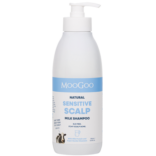 MooGoo Natural Milk Scalp-Friendly Shampoo 500ml