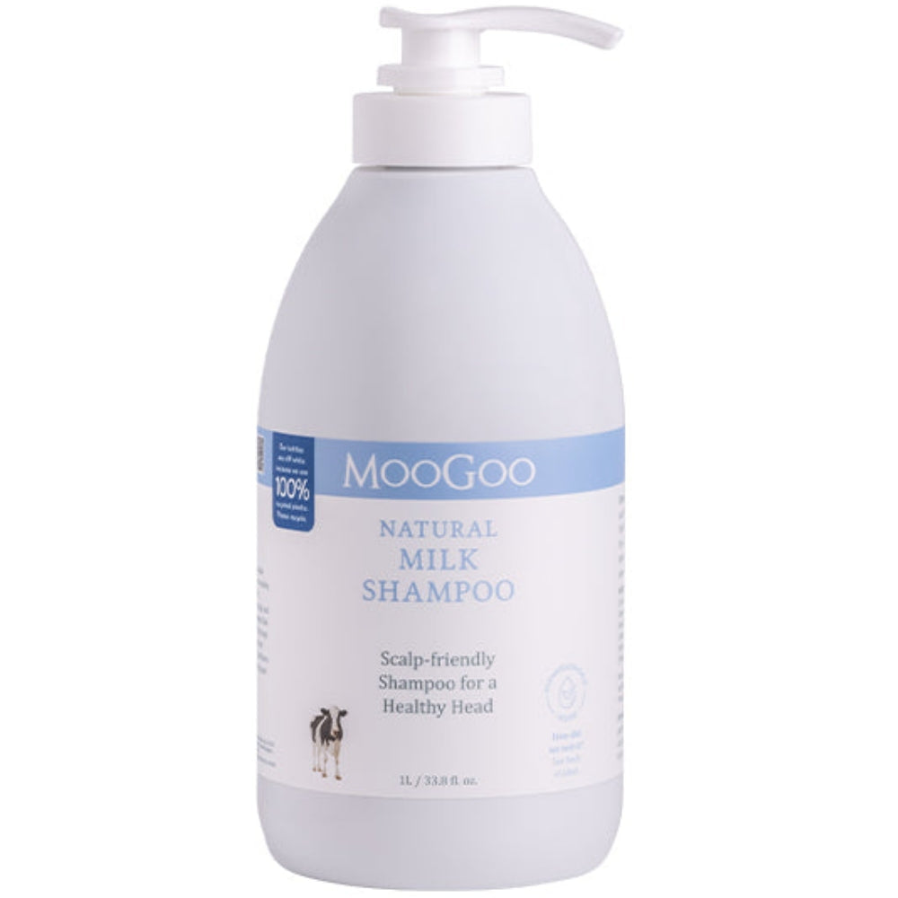 MooGoo Natural Milk Scalp-Friendly Shampoo & Conditioner Twin 2 x 1000ml