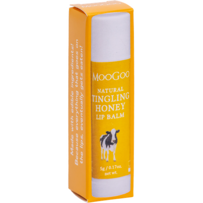 MooGoo Natural Tingling Honey Lip Balm 5g