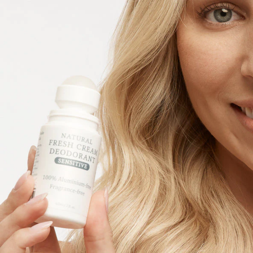 MooGoo Natural Fresh Cream Aluminium Free Deodorant Sensitive & Fragrance Free 60g