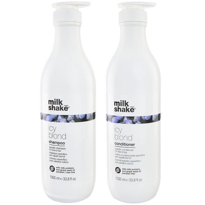 Milk_Shake Icy Blond Specific Shampoo & Conditioner Twin 2 x 1000ml