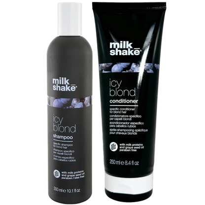 Milk_Shake Icy Blond Specific Shampoo 300ml & Conditioner 250ml Twin