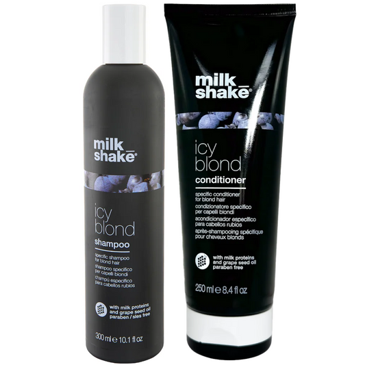 Milk_Shake Icy Blond Specific Shampoo 300ml & Conditioner 250ml Twin
