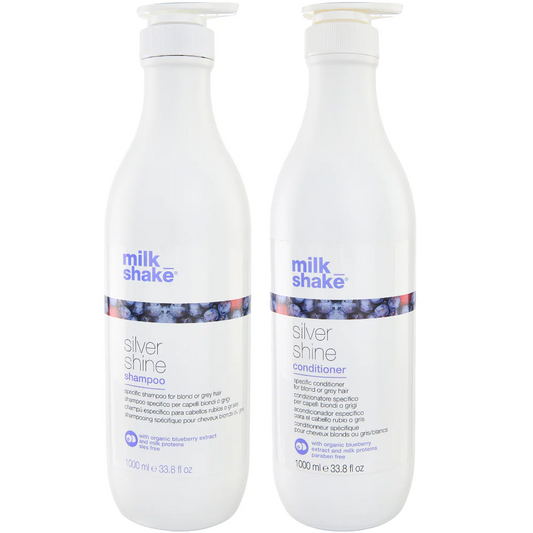Milk_Shake Silver Shine Shampoo & Conditioner Twin 2 x 1000ml