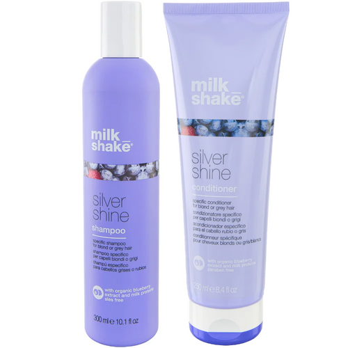 Milk_Shake Silver Shine Shampoo 300ml & Conditioner 250ml Twin