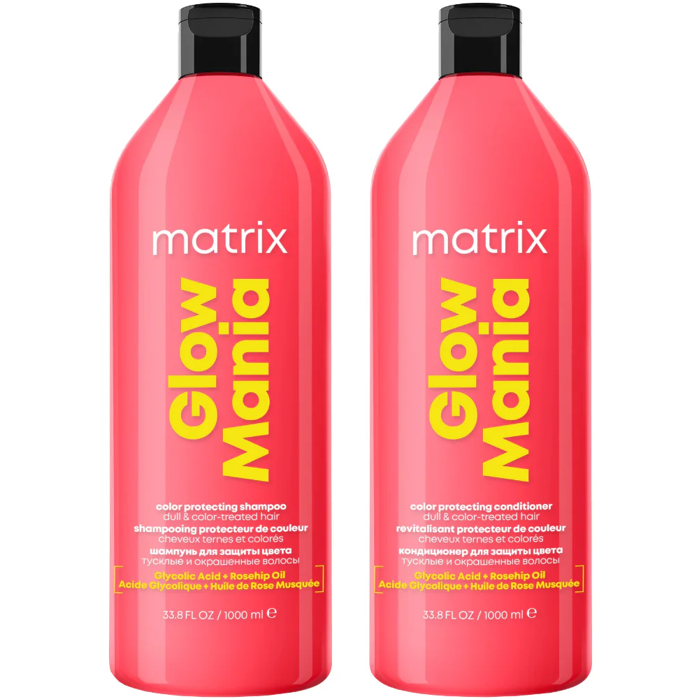 Matrix Glow Mania Colour Protecting Shampoo & Conditioner Twin 2 x 1000ml