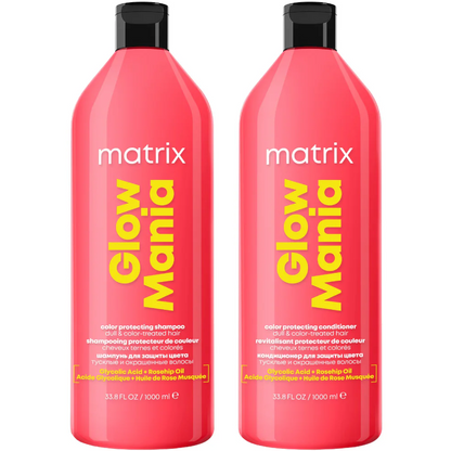 Matrix Glow Mania Colour Protecting Shampoo & Conditioner Twin 2 x 1000ml