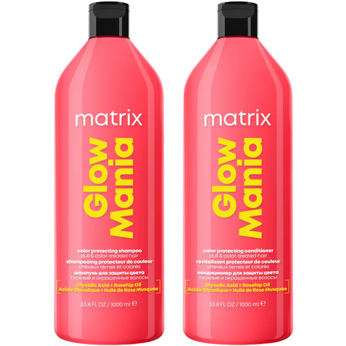 Matrix Glow Mania Colour Protecting Shampoo & Conditioner Twin 2 x 1000ml
