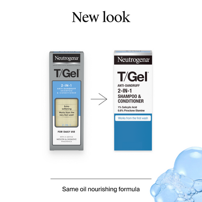 Neutrogena T/Gel 2-In-1 Anti-Dandruff Shampoo & Conditioner 250ml
