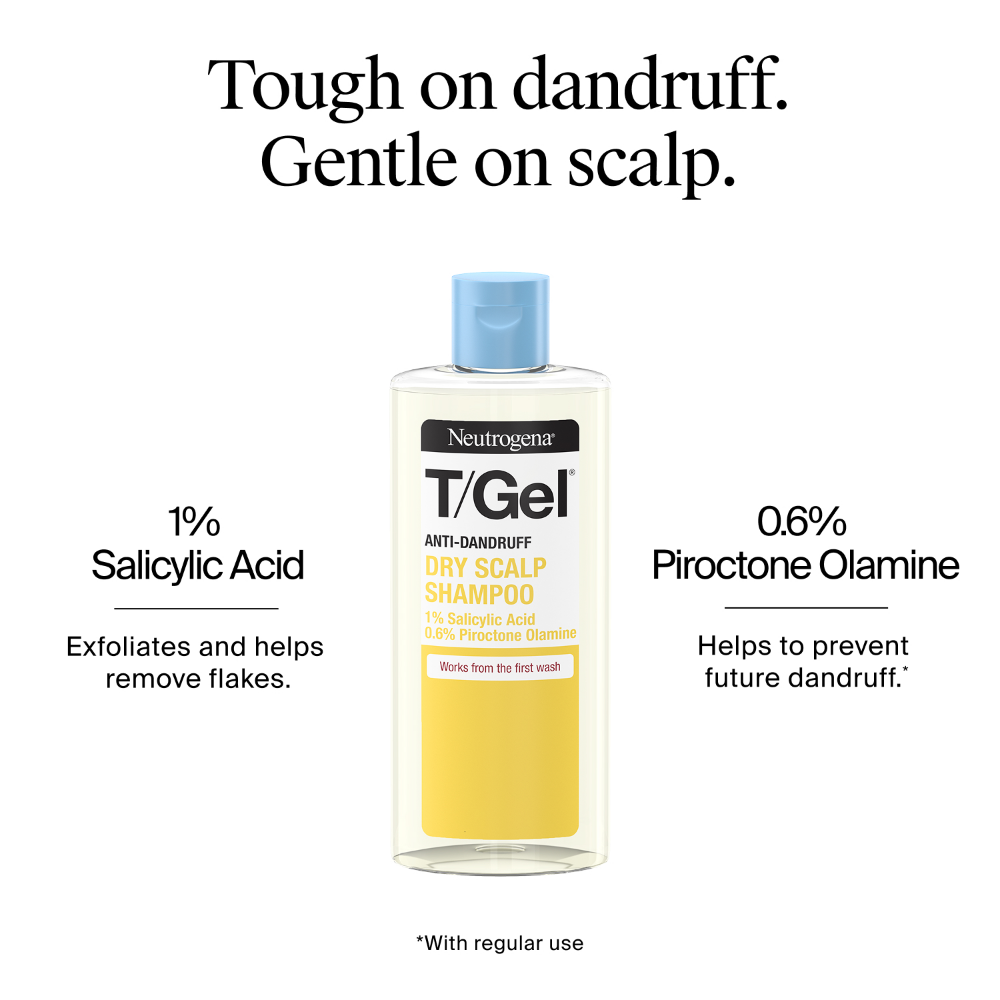 Neutrogena T/Gel Anti-Dandruff Shampoo for Dry Hair 250ml