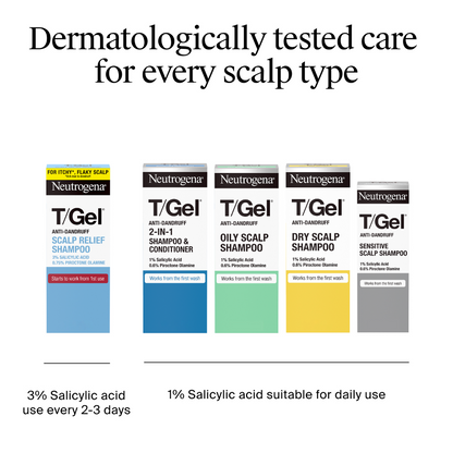 Neutrogena T/Gel Anti-Dandruff Shampoo for Dry Hair 250ml