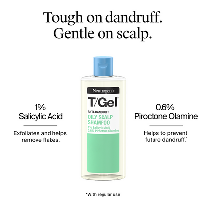 Neutrogena T/Gel Anti-Dandruff Shampoo for Oily Scalp 250ml