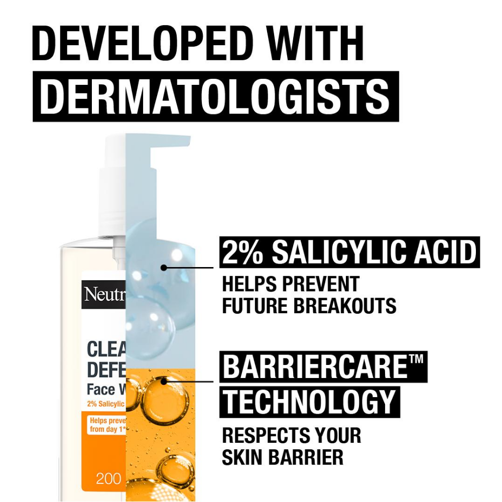 Neutrogena Clear & Defend Facial Wash 200ml
