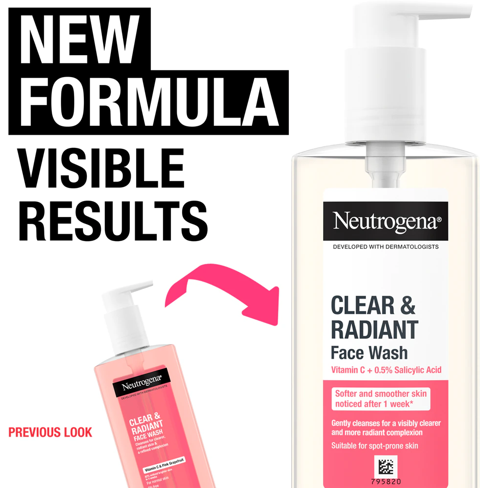 Neutrogena Refreshingly Clear Facial Wash 200ml