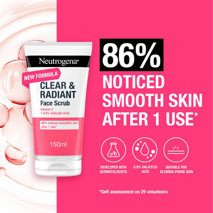 Neutrogena Refreshingly Clear Pink Grapefruit Daily Exfoliator 150ml
