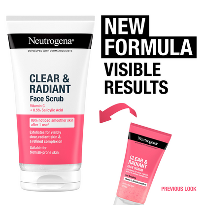 Neutrogena Refreshingly Clear Pink Grapefruit Daily Exfoliator 150ml