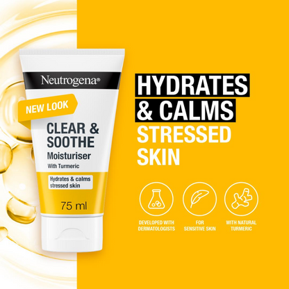 Neutrogena Clear & Soothe Turmeric Moisturiser 75ml