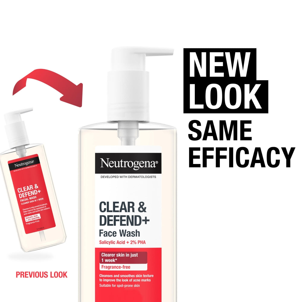 Neutrogena Clear & Defend+ Facial Wash 200ml