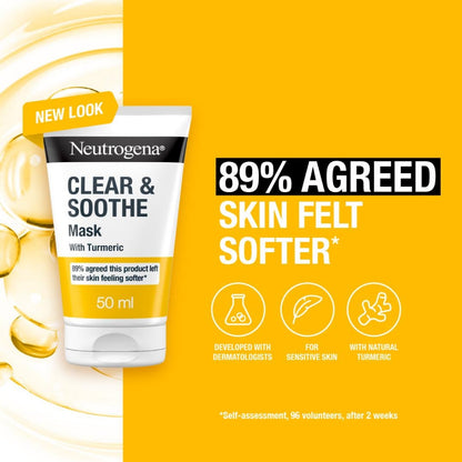 Neutrogena Clear & Soothe Clay Mask 50ml