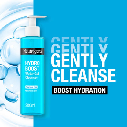 Neutrogena Hydro Boost Water Gel Cleanser Fragrance-Free 200ml