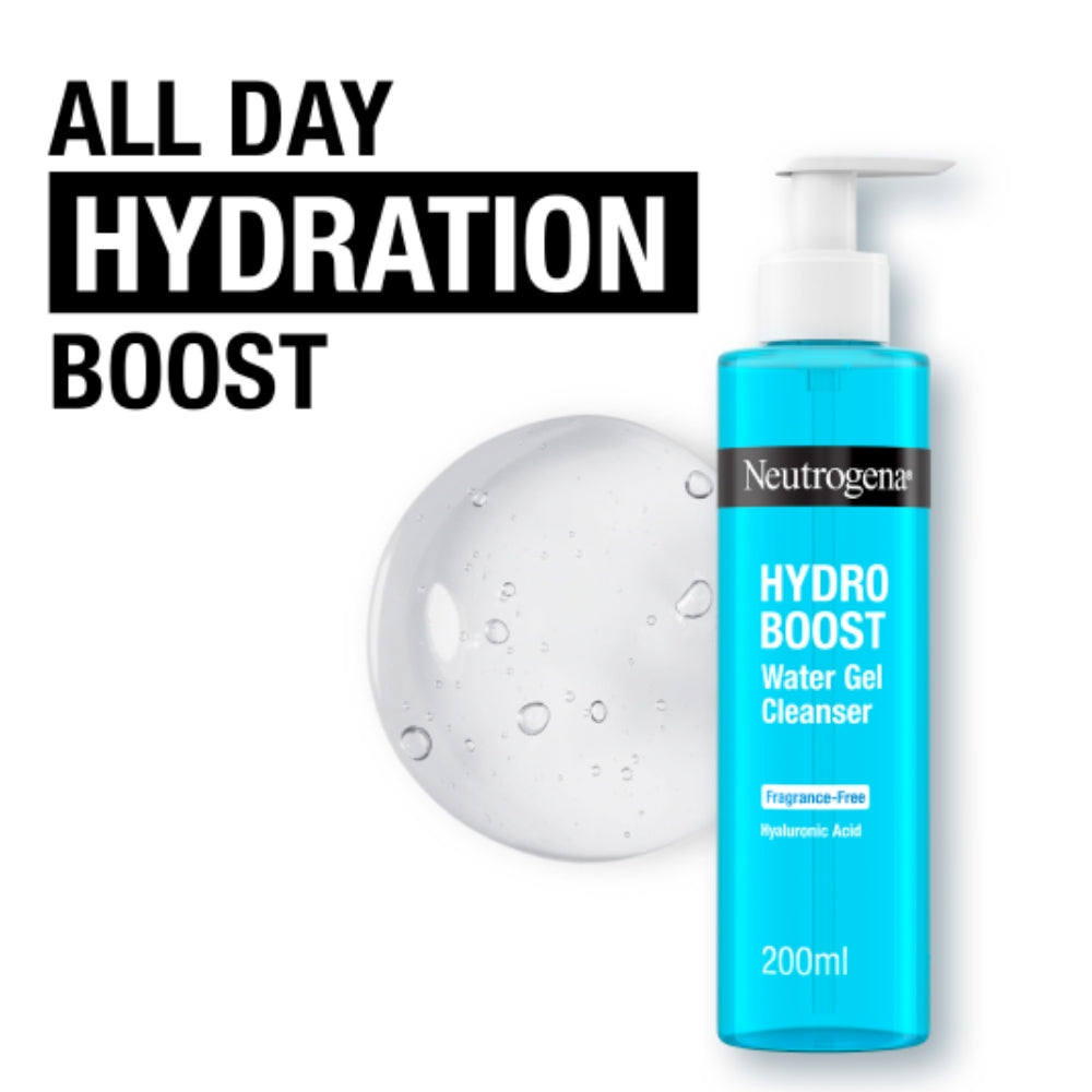 Neutrogena Hydro Boost Water Gel Cleanser Fragrance-Free 200ml
