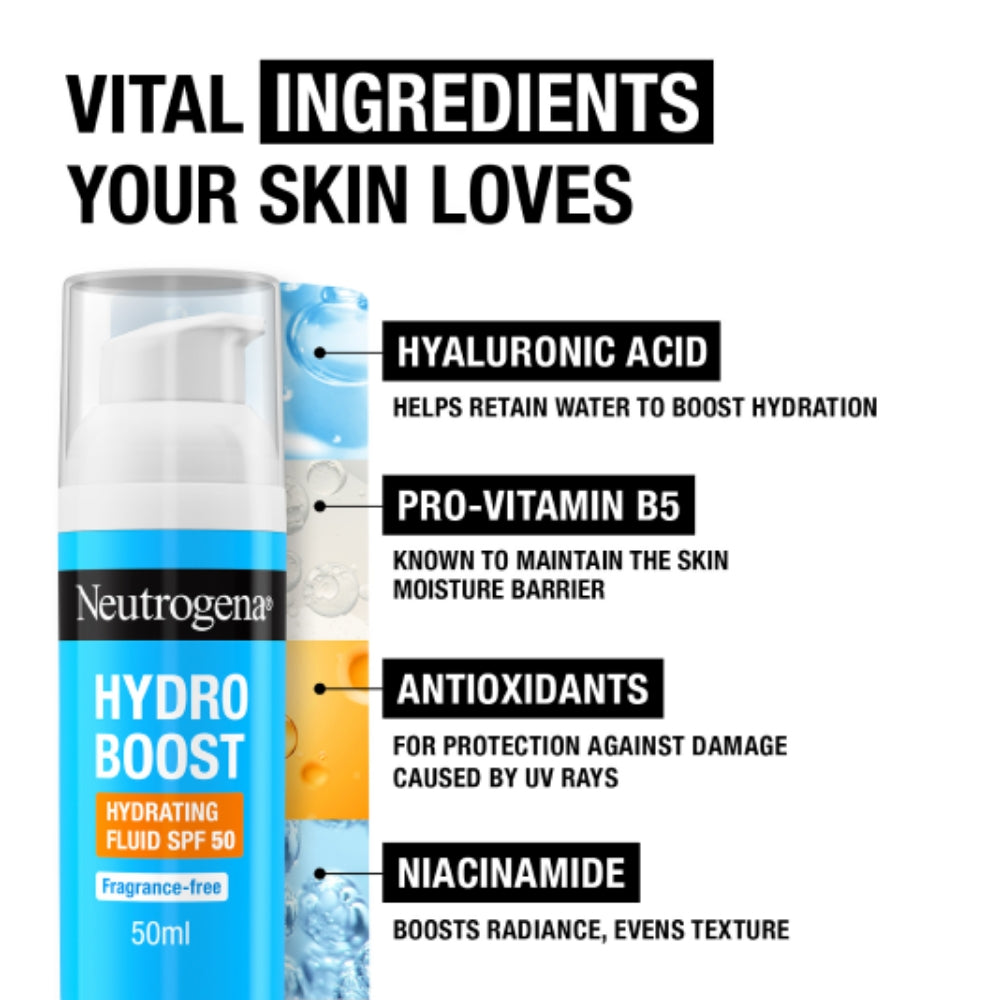 Neutrogena Hydro Boost Hydrating Fluid SPF50 50ml