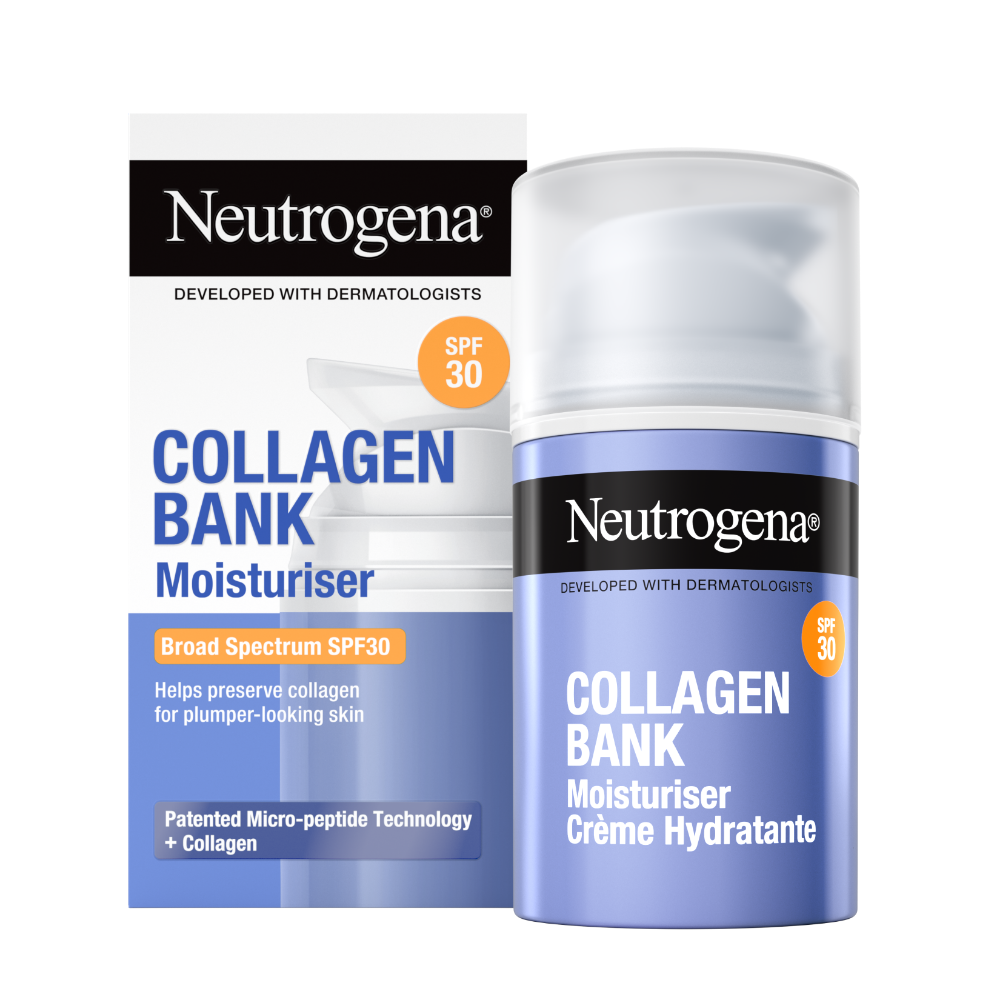 Neutrogena Collagen Bank Moisturiser Sunscreen SPF30 50ml