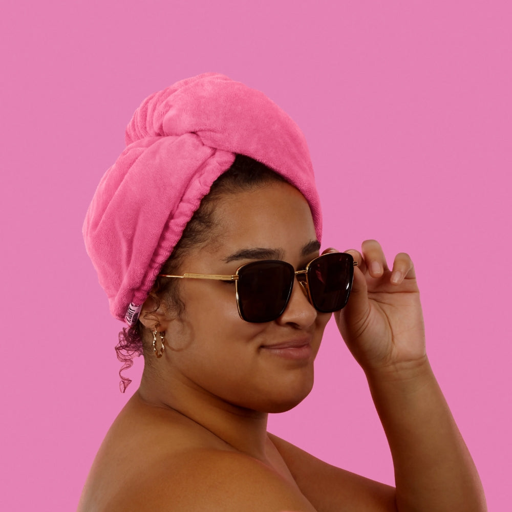 Noughty Little Saviour Microfibre Towel The Hot Pink One