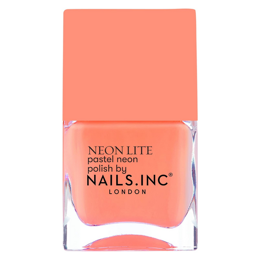 Nails Inc. Neon Lite Pastel Neon Brighton Grove Nail Polish 14ml