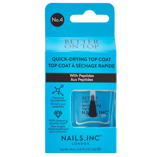 Nails Inc. Better On Top Quick Drying Top Coat 14ml