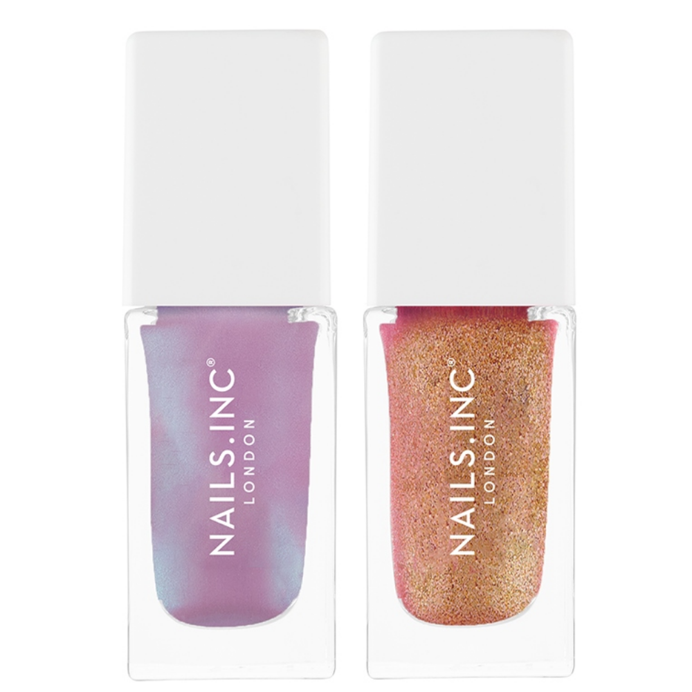 Nails Inc. Euphoria Highlight Dreamy Mini Nail Polish Duo 2 x 8ml