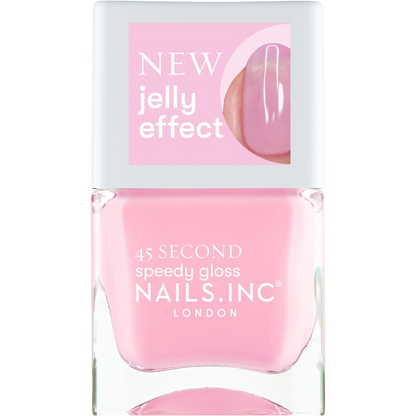 Nails Inc. Jelly Effect 45 Second Speedy Gloss Baby Pink Nail Polish 14ml