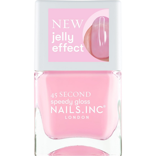 Nails Inc. Jelly Effect 45 Second Speedy Gloss Baby Pink Nail Polish 14ml
