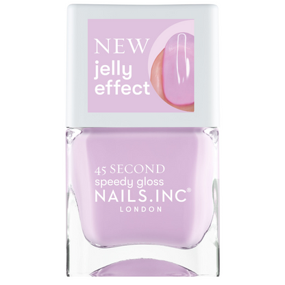 Nails Inc. Jelly Effect 45 Second Speedy Gloss Lilac Nail Polish 14ml
