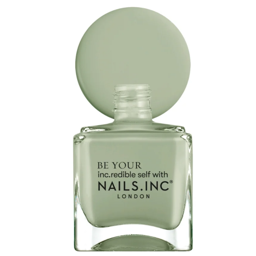 Nails Inc. Matcha Mood Caffeine-Fuelled Nail Polish Duo 2 x 14ml.