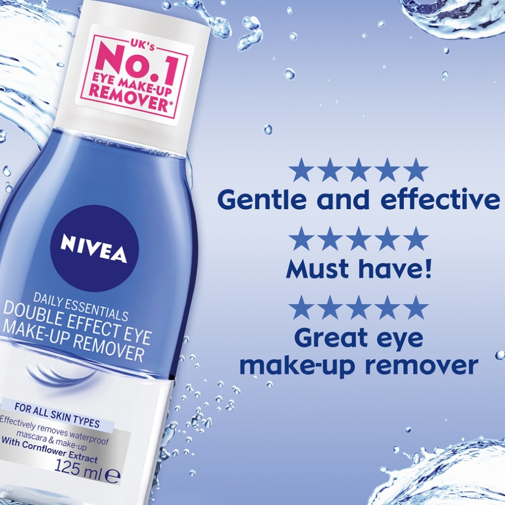 Nivea Double Effect Waterproof Eye Make Up Remover 125ml