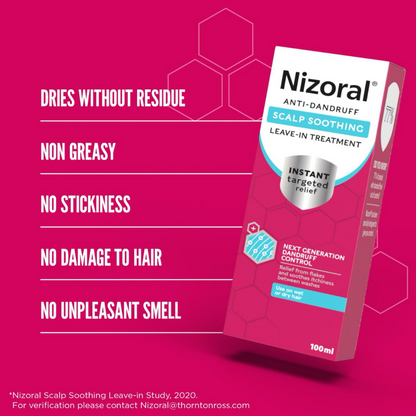 Nizoral Anti-Dandruff Scalp Soothing Leave-In Treatment 100ml