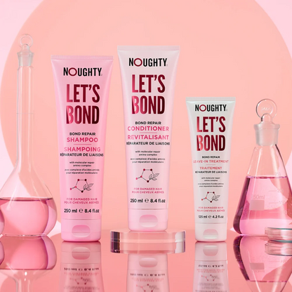 Noughty Let's Bond Repair Shampoo & Conditioner Twin 2 x 250ml