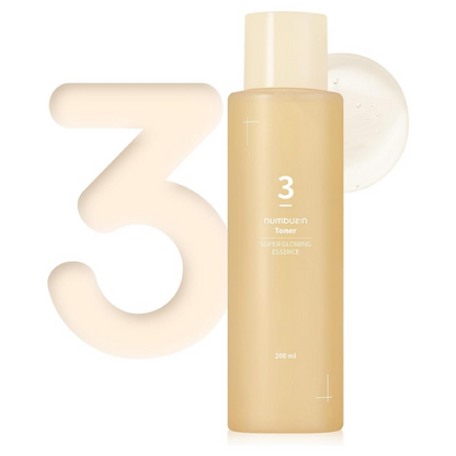 Numbuzin No. 3 Super Glowing Essence Toner 200ml