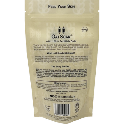 OatSoak Dissolvable Bath Oats 100g